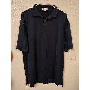 Peter Millar Summer Comfort Large Blue Short Sleeve Polo blue green vacations